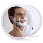 Yohumk Fogless Shower Mirror For Shaving And Makeup With 6.6"L X 6.6"W, White. Fixed Price $17.55.