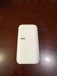Braun M-1011 White Electric Shaver Near Mint Clean Condition. Fixed Price $59.28.