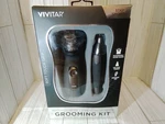 Vivitar Model PG-0204 Rotary Shaver & Ear Nose Trimmer Grooming Kit Rechargeable. Fixed Price $17.00.
