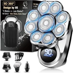 9D Electric Head Shaver For Bald Men, Upgraded 5-IN-1. Fixed Price $55.79.