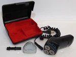 Norelco Rotatract Razor HP-1605 With Case Cleaning Brush Blade Cover Vintage. Fixed Price $29.69.