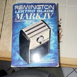 Remington Lektro Blade Mark Iv Corded/cordless Foil Shaver 3-HEAD Black Silver. Fixed Price $100.00.