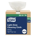 Tork Light Duty Cleaning Cloth Pop-up Box White W24, With Exelclean Technology. Fixed Price $83.02.