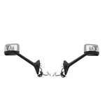 Highto Chrome Hood Mirror Assembly With Led Light Flow Fit For Truck.... Fixed Price $231.93.