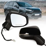 Lqito Right Passenger Side Mirror Fits 2019-2025 Toyota RAV4 R-8PINS, Black. Fixed Price $79.25.