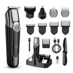 Silkglow Beard Trimmer For Men, 5 In 1 Electric Razor Cordless Black. Fixed Price $37.07.