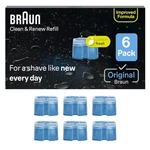 Braun Ccr & Renew Shaver Cleaning Cartridges Pack Of 6 Lemon Replacement. Fixed Price $89.99.
