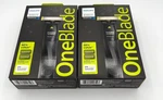 Philips Norelco Oneblade Men's Wet & Dry Trimmer Shaver- Lot Of 2. Fixed Price $54.99.