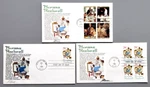 #2839-40 Norman Rockwell Fdc's 1994 Stockbridge, Cachets Signed Bell. Fixed Price $9.99.