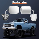 Manual Chrome Side View Mirrors Pair For 1973-91 Chevy C10 K10 Blazer Suburban. Fixed Price $47.41.
