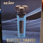 Sejoy Multi-function Shaver Waterproof Model X2 3 Head Rotary Blue/black. Fixed Price $30.00.
