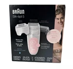 Braun Silk- 5-620 Cordless Wet & Dry Epilator, Shaver Trimmer Flamingo. Fixed Price $36.99.