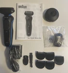 Braun Series Men's Shaver Trimmer Wet Dry 5049CS - New Blades. Fixed Price $24.99.