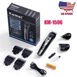 Us Kemei KM-1506 3 In Electric Clippers Rechargeable Hair/beard Trimmer. Fixed Price $16.99.