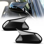 Glossy Black Mirror Covers Fit For Toyota Camry 2018-2025 Ox Horn Design, Driv. Fixed Price $58.48.