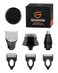 Groomie 7-PIECE Men's Hair Clippers & Grooming Kit Includes Precision Clipp.... Fixed Price $56.37.
