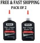2 Pack Wahl Premium Hair Blade Lubricating Oil For Clippers, Trimmers. Fixed Price $14.97.