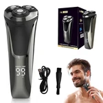 Snapbuy Electric Razor For Men, 4D Floating Head Rotary Shaver, IPX7 Water. Fixed Price $99.99.
