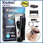 Men's Rechargeable Electric Shaver Trimmer Hair Beard Shaving Machine Kemei 9038. Fixed Price $12.89.