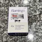Razor Refill Harry Flamingo Women 5-BLADE Cartridge 4PK Aloe Shea Butter. Fixed Price $10.99.