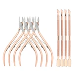 8PIECES Cuticle Trimmer Nipper Remover Cutter With Cu.... Fixed Price $27.69.