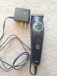 Braun Beard Trimmer Type 5516 Working With Attachments. Fixed Price $25.00.