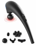 Zyllion Handheld Back Massager With Heat 4 Attachments Cordless Rechargeable. Fixed Price $19.95.