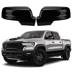 Glossy Black Side Mirror Covers Caps Compatible With 2019-2025 Dodge Ram 1500.... Fixed Price $111.11.