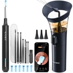 Kaugic Ear Wax Removal One-hand Manual Cleaner With Camera, 7 Pcs Blue. Fixed Price $71.05.