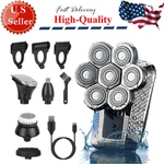 Head Shavers For Bald Men, IPX7 Waterproof Shaver, 7D Rechargeable Rotary. Fixed Price $32.26.