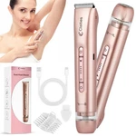 2 1 Women Electric Shaver Dual Head Bikini Trimmer For Gold,. Fixed Price $31.95.