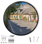 18 In Convex Traffic - Unbreakable Safety Mirrors For Garage And Traff.... Fixed Price $61.27.
