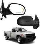 Dasbecan Right Side Mirror Compatible With 2007-2013 R-9PIN, Black Texture. Fixed Price $92.42.