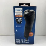 Philips Norelco S1016/90 Corded Electric Shaver 1100 Series Fully Washable Black. Fixed Price $29.95.