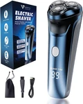 Rechargeable 2-IN-1 Electric Rotary Shaver With 4D Floating Heads & Trimmer. Fixed Price $61.85.