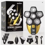 Sejoy 6-IN-1 Electric Head Shaver For Bald Men Wet Dry Beard Hair Skull Trimmer. Fixed Price $29.99.