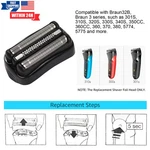 2X Replacement Shaver Foil Razor Head Cutter#for Braun Series 32B 3090CC/3040S. Fixed Price $14.99.