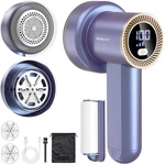 Fabric Shaver Fuzz Remover Rechargeable, Homeasy Electric Lint Purple. Fixed Price $43.39.