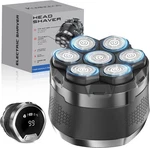 Komingdon Wet Dry Waterproof 7D Rotary Head Shaver For Bald Men * Rechargeable. Fixed Price $34.77.