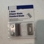 Cosyonall 2-HOLE Standard Blade Clipper Silver Unisex Head Hair Guards. Fixed Price $8.99.