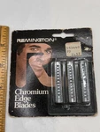Vintage Remington Chromium Edge Replacement Blades SP-20 New/sealed 1976. Fixed Price $19.99.