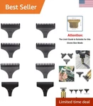Professional Hair Clipper Limit Comb 8-PACK With Scratch Guard For Precise Cuts. Fixed Price $13.99.