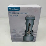 Akunbem Women Electric Shaver & Bikini Trimmer - Blue Wet/dry. Fixed Price $9.50.