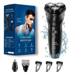 Nogroa Electric Shaver Men 3-IN-1 Cordless Wet Dry Razor Beard Nose Trimmer Kit. Fixed Price $28.99.
