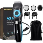 Voukad Beard And Mustache Trimmer 3 Attachments Settings Waterproof 240MIN. Fixed Price $24.99.