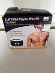 Blitzwax Waxing Kit For Men, Hard Warmer Face, Arms, Legs. Fixed Price $27.99.