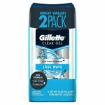 2X Gillette Clearshield 72HR Sweat Protection Cool Wave Antiperspirant 3.8OZ.. Fixed Price $12.99.