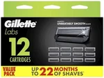 Gillette Labs Exfoliating Bar Razor Blade Refills - 12 Cartridges. Fixed Price $44.99.