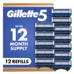 Gillette Men's 5-BLADE Razor Refills, 12 Count. Fixed Price $57.51.