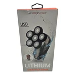 Members Only Cordless Lithium Metallic 6 Head Flex Shaver- Rechargeable. Fixed Price $14.83.